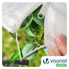 Voiles d'Hivernage Plante avec Cordon et zipper 60g/m² 200x240cm Blanc - VOUNOT FR