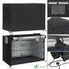 Cage pour chien pliable avec 2 portes verrouillable plateau amovible et housse de protection 92x58x64cm - VOUNOT FR