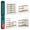 Etagères de rangement charge lourde robuste à 5 niveaux 70x30x150cm - VOUNOT FR