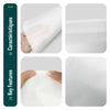 Voiles d'Hivernage Plante avec Cordon et zipper 60g/m² 200x240cm Blanc - VOUNOT FR