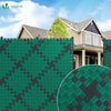 Kit de lamelles occultantes PVC brise vue 300m x 4.7cm avec 600 clips Vert - VOUNOT FR