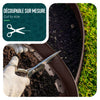 Bordure de jardin plastique flexible 10m avec piquets Marron - VOUNOT FR
