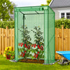 Serre de jardin Serre tomates avec grande porte enroulable bache PE renforcee 135g/m2 100x50x150cm Vert - VOUNOT FR