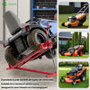 Leve tracteur Tondeuse Supporte 400 kg max Rouge - VOUNOT FR