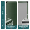 Bâche de Protection en Polyéthylène resistant et impermeable 240g/m² vert et argent 4x8m - VOUNOT FR
