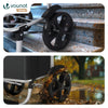 Chariot de course pliable aluminium 2 roues avec sac isotherme noir - VOUNOT FR