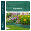 Bordure de jardin PE haute flexible 20M avec piquets vert