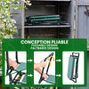 Agenouilloir tabouret de jardin 2 en 1 avec pochette de rangement EVA vert - VOUNOT FR