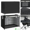 Cage pour chien pliable avec 2 portes verrouillable plateau amovible et housse de protection 107x70x78cm - VOUNOT FR