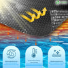 Bache a bulle piscine 120 microns ronde decoupable Ø366cm noir - VOUNOT FR