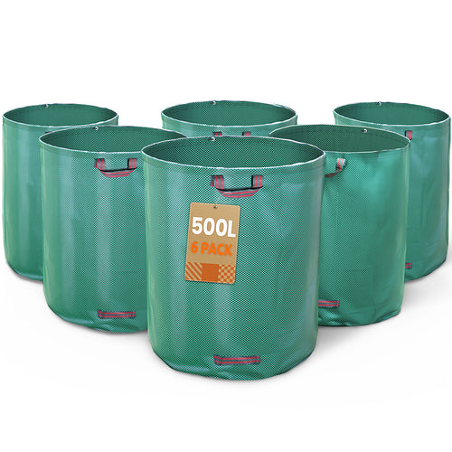 Sac de jardin 500L Lot de 6 sacs Extra Large - VOUNOT FR