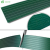 Kit de lamelles occultantes PVC brise vue 300m x 4.7cm avec 600 clips Vert - VOUNOT FR