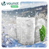 Lot de 2 Voiles d'Hivernage Plante avec Cordon et zipper 60g/m² 120x180cm  Blanc - VOUNOT FR