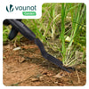 Desherbeur manuel avec Fourchette à main Extracteur de mauvaises herbes longue manche 100 cm - VOUNOT FR