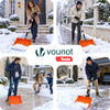 Pelle à Neige Démontable avec Manche en Aluminium Orange