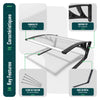 Garage de tondeuse robot Abri 82x80x46 cm Renfort Alu transparent
