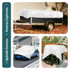 Bâche de Protection en Polyéthylène resistant et impermeable 180g/m² blanche 6x8m - VOUNOT FR