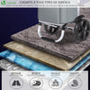 Chariot de course pliable aluminium 2 roues gris - VOUNOT FR