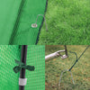 Serre de jardin hivernage dome avec bache PE 160x160x180cm Vert - VOUNOT FR
