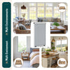 Store moustiquaire pour fenetre enroulable et recoupable en aluminium L80 x H130 cm Blanc