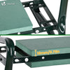 Agenouilloir tabouret de jardin 2 en 1 avec pochette de rangement EVA vert - VOUNOT FR