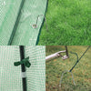 Serre de jardin hivernage dome avec bache PE 160x160x180cm Vert - VOUNOT FR