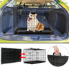 Cage pour chien pliable avec 2 portes verrouillable plateau amovible et housse de protection 92x58x64cm - VOUNOT FR