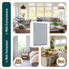 Store moustiquaire pour fenetre enroulable et recoupable en pvc L130 x H160 cm Blanc