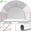 Serre de jardin Toute Saison 18m2 avec portes laterales - VOUNOT FR