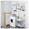 Sechoir a linge etendoir deluxe pliable Grande capacite sechage style bois blanc - VOUNOT FR