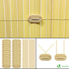 Canisse PVC brise vue ultra renforce avec attaches de fixation 100x300cm beige - VOUNOT FR