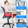 Fauteuil de Bureau Ergonomique pivotant avec dossier toile respirant Gris - VOUNOT FR