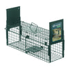 Piege pour animaux vivants cage trappe en metal 60x18x25cm vert - VOUNOT FR