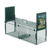 Piege pour animaux vivants cage trappe en metal 80x26x34cm vert - VOUNOT FR