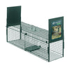 Piege pour animaux vivants cage trappe en metal 100x29x40cm vert - VOUNOT FR