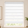 Store enrouleur jour nuit double 100x150cm Blanc - VOUNOT FR