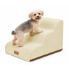 Escalier pour chien et chat en mousse haute densite et housse lavable 57x40x40cm beige - VOUNOT FR