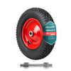 Roue gonflable robuste 4.80/4.00-8 pour chariot brouette alesage 20mm 400x85mm Rouge - VOUNOT FR