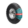 Roue gonflable robuste 3.50-4 pour chariot brouette alesage 16mm 260x85mm metal - VOUNOT FR