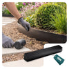Lot de 15 Bordure de jardin en métal flexible 100x13cm noir - VOUNOT FR