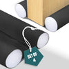 Lot de 4 Boudins de Porte Isolants coupe froid Découpables 96cm Noir - VOUNOT FR