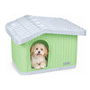 Maison pour chat chien plastique interieur exterieur 60x51x41cm Vert - VOUNOT FR