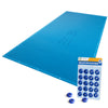 Bache piscine rectangulaire en Polyethylene 160 gr/m2 4x8m Bleue foncé - VOUNOT FR