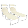 Transat pare soleil Lot de 2 pcs Beige - VOUNOT FR