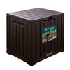Coffre de Rangement Exterieur 126L en PP avec Système de Verrouillage 56x44x53CM Marron - VOUNOT FR
