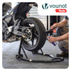 Bequille Moto roue arriere charge max 390 kg acier Noir - VOUNOT FR