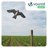 Cerf volant anti oiseaux effaroucheur sans mat Faucon modele D - VOUNOT FR