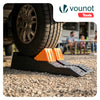 Lot 2 rampes nivellement voiture 5T cale d’acces PP 56x20x13cm noir - VOUNOT FR