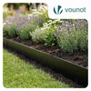 Lot de 35 Bordure de jardin en métal flexible 100x18cm noir - VOUNOT FR