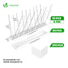 Pic Anti-Pigeon en Acier Inoxydable 4.5M Pack de 18 modules - VOUNOT FR